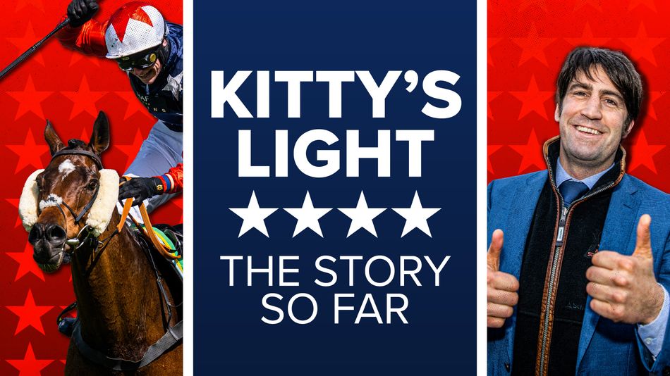 Watch the incredible tale of Kitty’s Light preparing for Aintree as the Grand National contender.