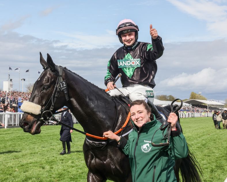 Strong Leader Celebrates Unbelievable Aintree Triumph with Racing Post After Winning the Lottery
