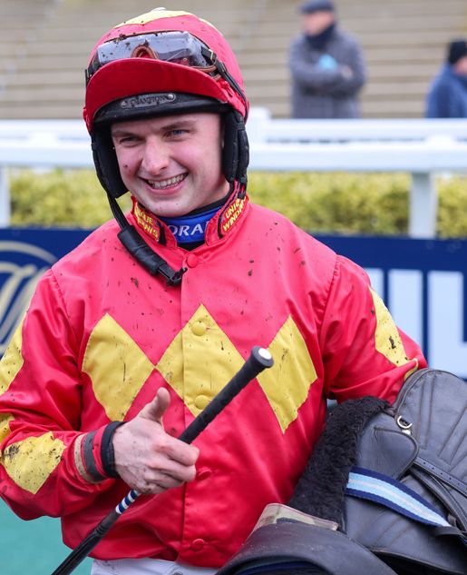 Sean Bowen, current leader in jump jockeys’ championship, aims to return before month’s end after knee injury
